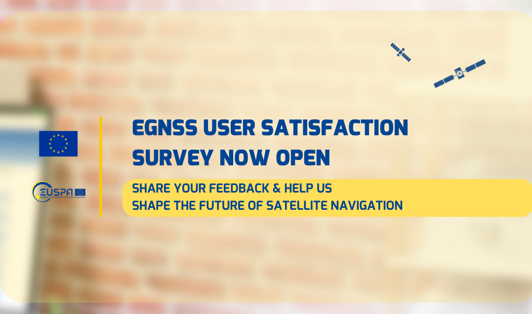 EGNSS User Satisfaction Survey now open